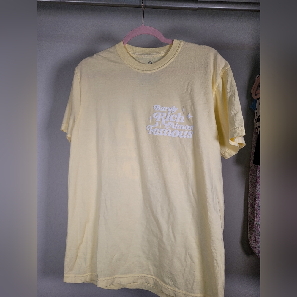 Motion Studios Streetwear Yellow Graphic T-Shirt